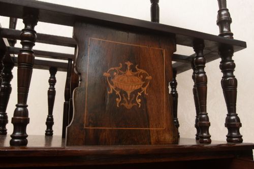 A VERY GOOD LATE 19TH CENTURY MUSIC CANTERBURY - ADDITIONAL PHOTO 6