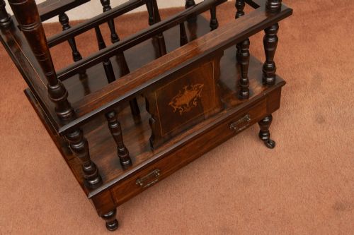 A VERY GOOD LATE 19TH CENTURY MUSIC CANTERBURY - ADDITIONAL PHOTO 9