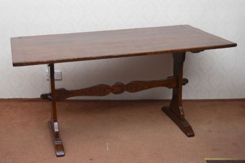 VINTAGE REFECTORY TABLE IN OAK - ADDITIONAL PHOTO 2