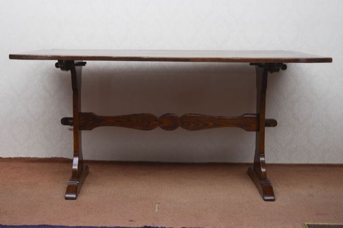 VINTAGE REFECTORY TABLE IN OAK - ADDITIONAL PHOTO 3