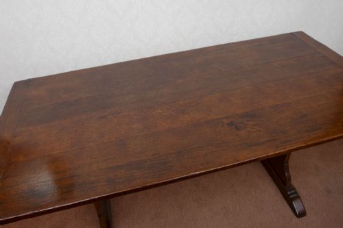 VINTAGE REFECTORY TABLE IN OAK - ADDITIONAL PHOTO 4