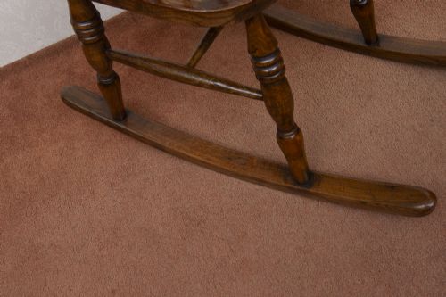 EARLY 19TH CENTURY ASH WINDSOR CHAIR - ADDITIONAL PHOTO 8