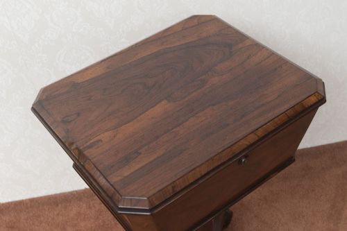 CLASSIC REGENCY PERIOD TEAPOY - ADDITIONAL PHOTO 2