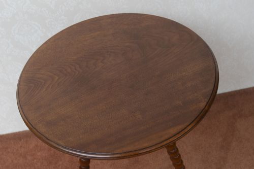 VICTORIAN MAHOGANY GYPSY TABLE - ADDITIONAL PHOTO 1
