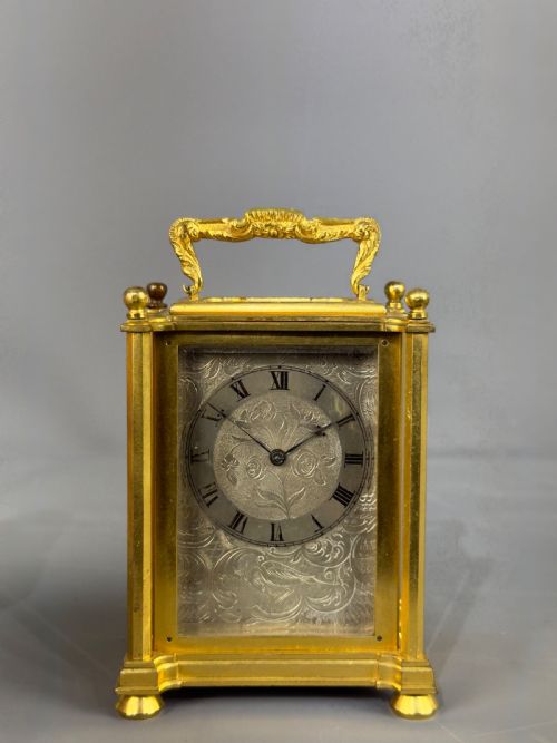 English Fusee Carriage Clock - James Voak Of London