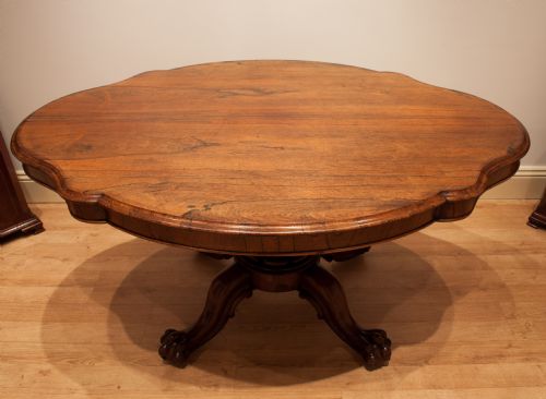 fig 1. Victorian Rosewood Dining/Centre Table