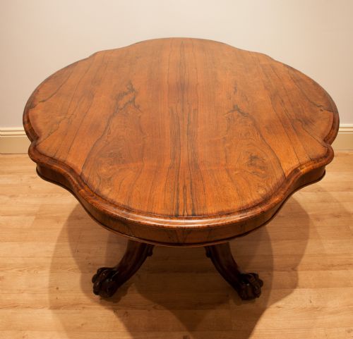 fig 2. Victorian Rosewood Dining/Centre Table