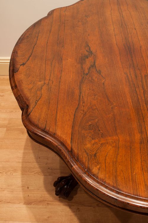 fig 3. Victorian Rosewood Dining/Centre Table