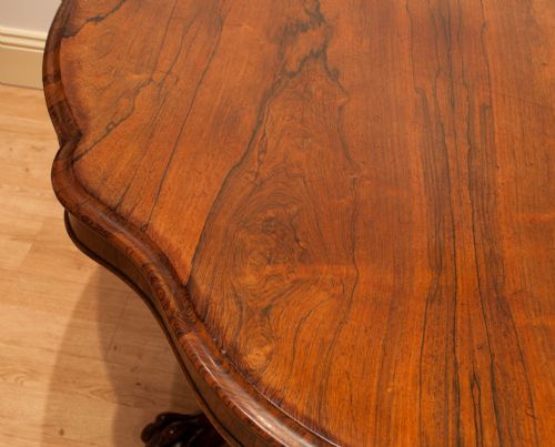 fig 4. Victorian Rosewood Dining/Centre Table