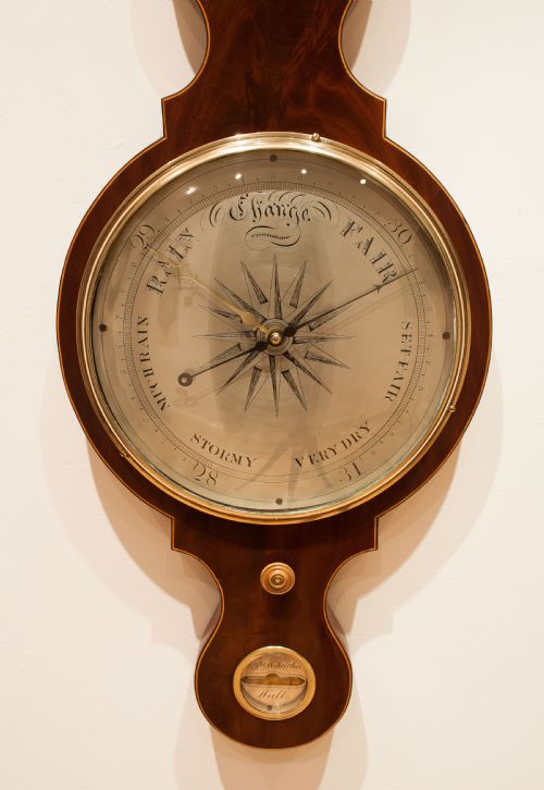 fig 1. Mahogany Wheel Barometer by Luppi & Solcha Of Hull, Circa 1835.