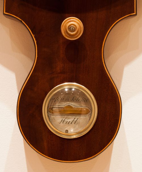 fig 3. Mahogany Wheel Barometer by Luppi & Solcha Of Hull, Circa 1835.