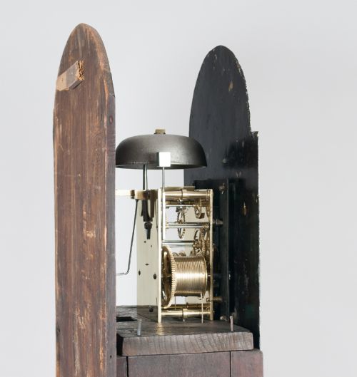 fig 3. Robert Menzies of Coupar Angus - Mahogany Grandfather/Longcase clock circa 1800.