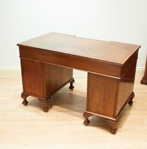 fig 3. Mahogany Pedestal Desk c.1890