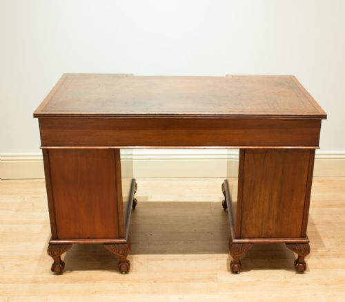 fig 5. Mahogany Pedestal Desk c.1890
