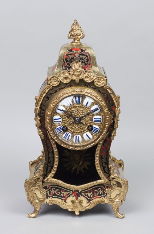 fig 1. French Boulle Work Mantel Clock