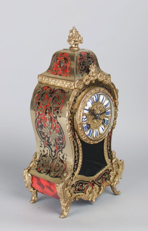 fig 3. French Boulle Work Mantel Clock