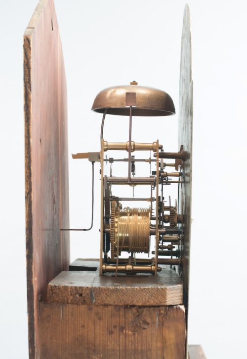 fig 2. A fine quality flame mahogany longcase clock by John Williamson of Edinburgh c.1790