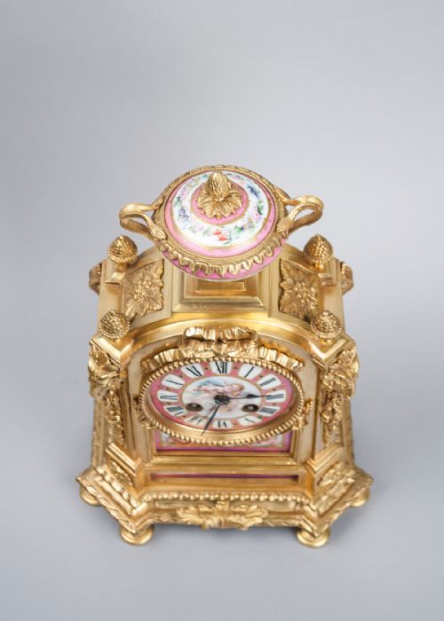 fig 3. A Good Quality French Mantel Clock c.1880