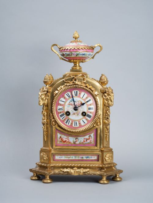 fig 1. A Good Quality French Mantel Clock c.1880