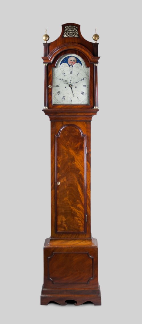 A Fine Quality Georgian Mahogany Longcase/grandfather Clock by Abraham Weston of Lewes.