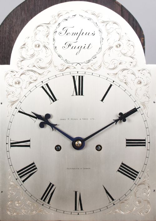 fig 2. Edwardian Grandmother / Longcase clock by JJ Elliot of London.