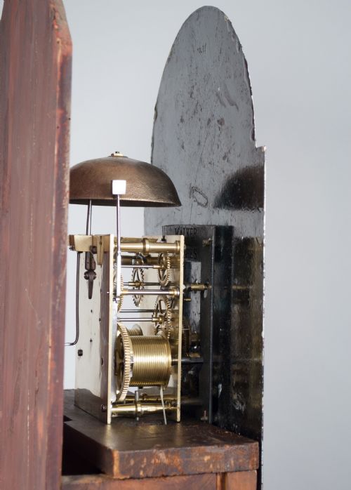 fig 2. Flame Mahogany Longcase / Grandfather Clock By Young of Perth. c.1830