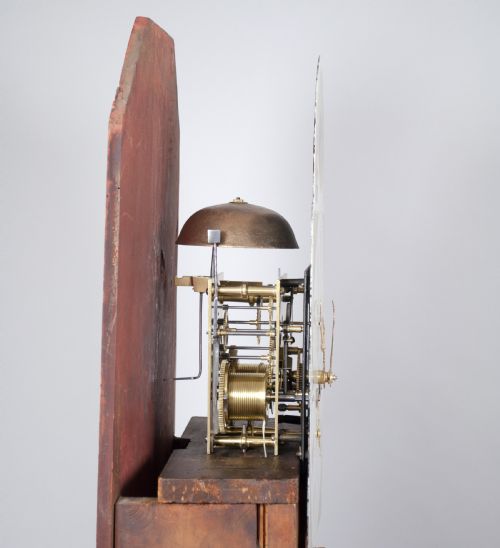 fig 3. Flame Mahogany Longcase / Grandfather Clock By Young of Perth. c.1830