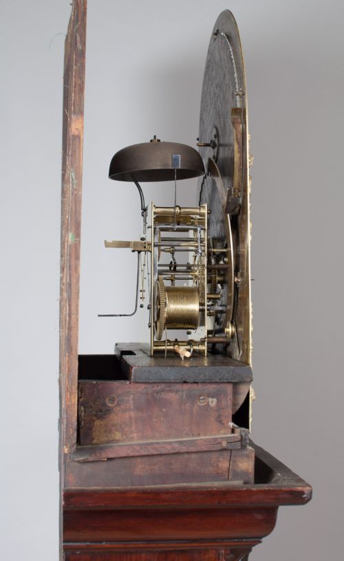 fig 4. GEORGIAN MAHOGANY LONGCASE / GRANDFATHER CLOCK BY WILLIAMS OF PRESTON