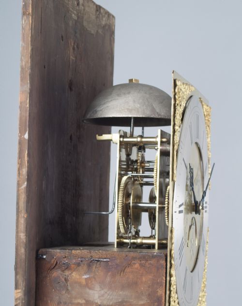 fig 2. Georgian Oak Longcase / Grandfather clock by Crawshaw of Rotherham.