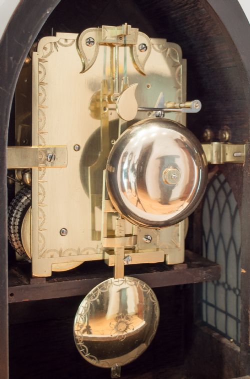 fig 3. Regency Ebonsied Bracket Clock by Griffin & Adams London