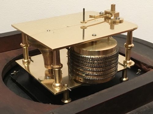 fig 1. A Mahogany Drop Dial Fusee Wall Clock By Adams & Sons, London c.1840
