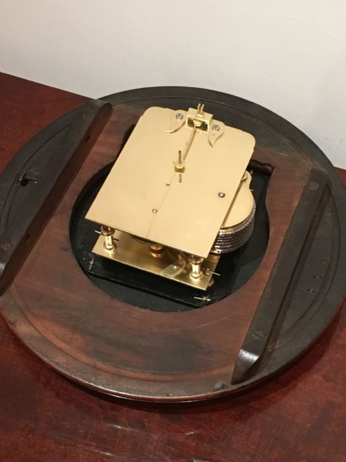 fig 3. A Mahogany Drop Dial Fusee Wall Clock By Adams & Sons, London c.1840