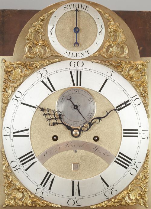 fig 5. A Fine Quality York Eight Day Georgian Longcase / Grandfather Clock By William Peacock c.1780