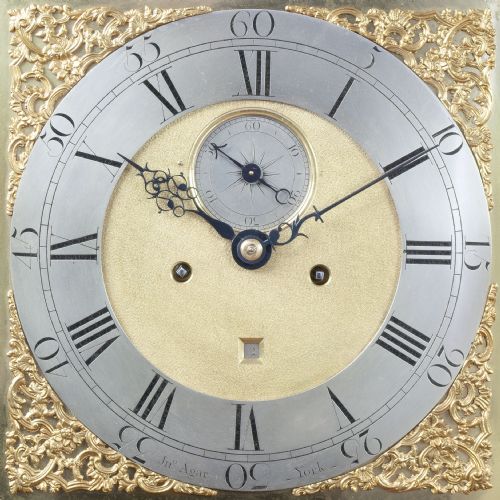 fig 1. A fine quality York eight day Georgian longcase / grandfather clock by John Agar c.1780