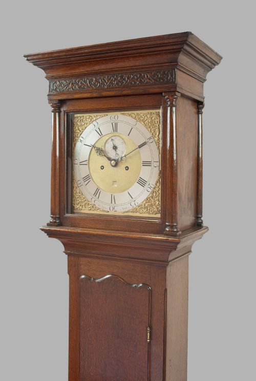 fig 8. A fine quality York eight day Georgian longcase / grandfather clock by John Agar c.1780