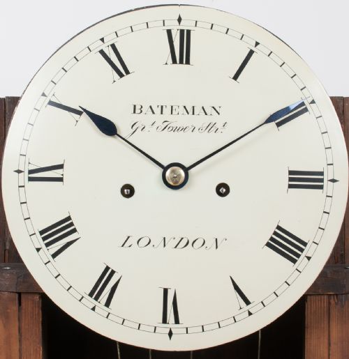 fig 1. Bateman of London Georgian Longcase / Grandfather clock.