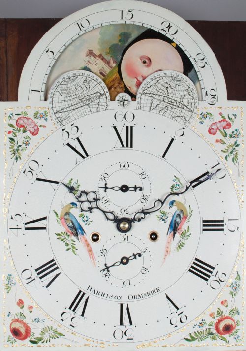 fig 1. Harrison of Ormskirk, Georgian Longcase / Grandfather clock.