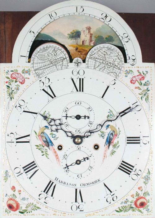 fig 2. Harrison of Ormskirk, Georgian Longcase / Grandfather clock.