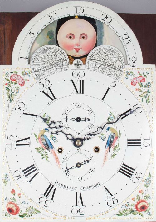 fig 3. Harrison of Ormskirk, Georgian Longcase / Grandfather clock.