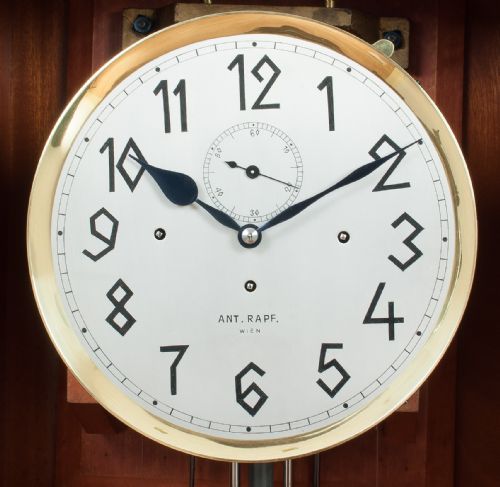 fig 1. Art Nouveau Regulator / Longcase / Grandfather Clock by Anton Rapf In Wien. 