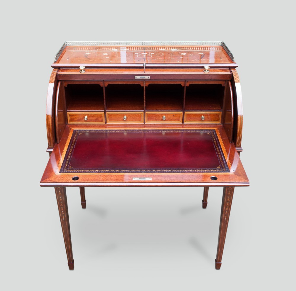 Roll Top / Cylinder  Desk by Edwards & Roberts View VIII