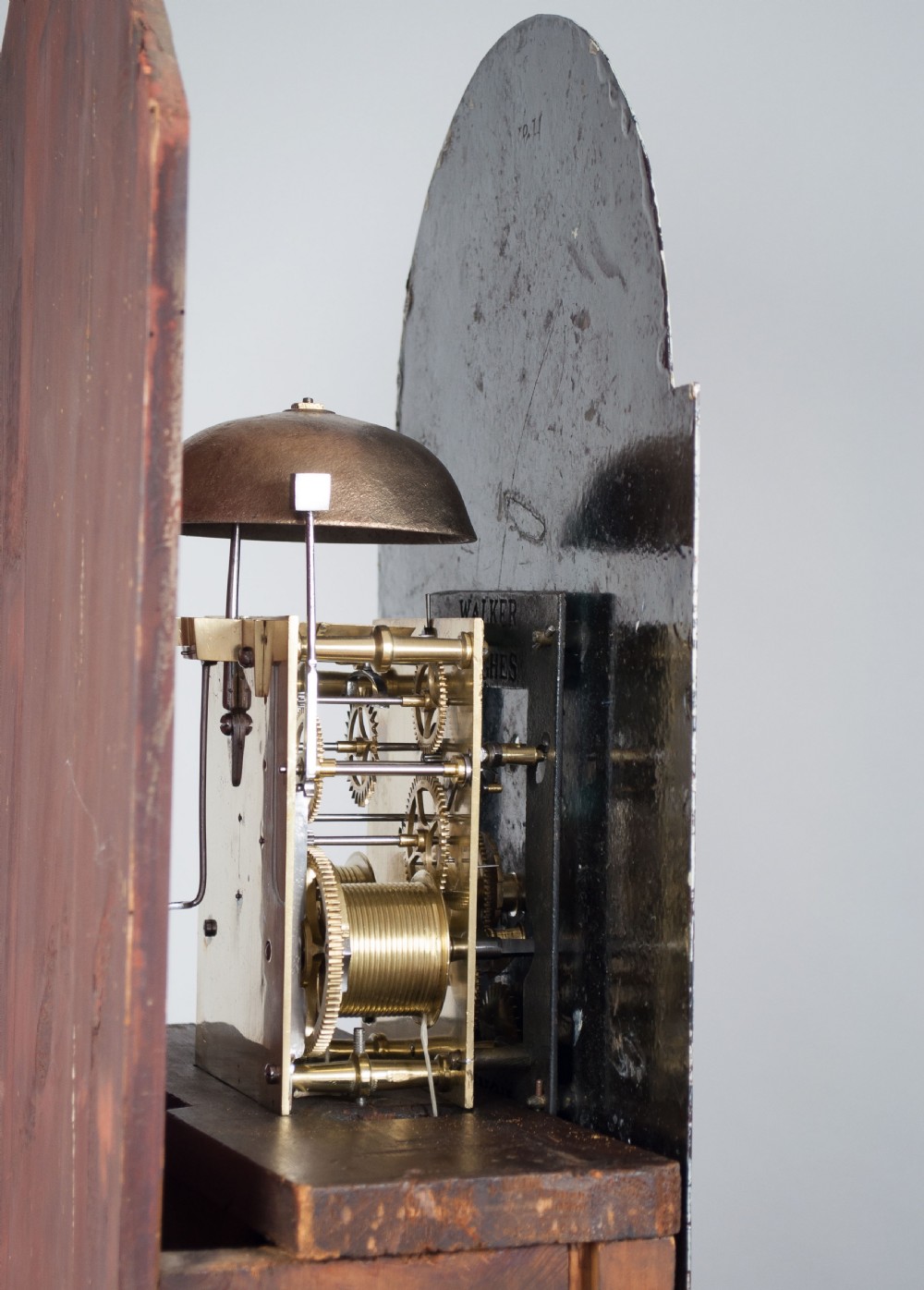Flame Mahogany Longcase / Grandfather Clock By Young of Perth. c.1830 View III