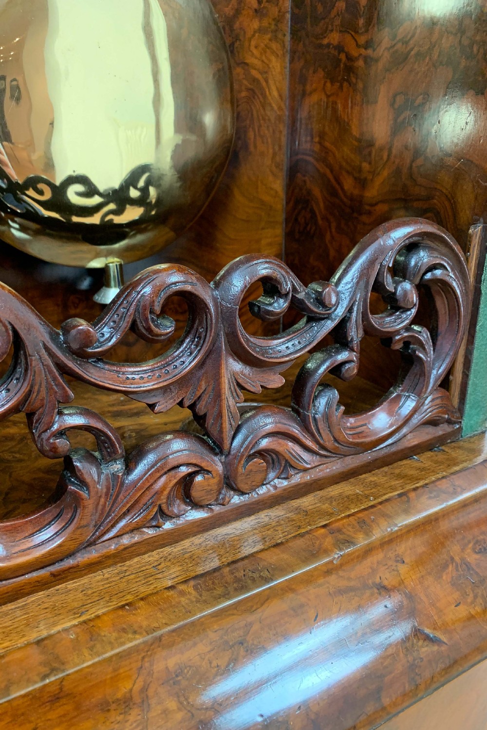 A Fine Quality Burr Walnut 8 Day Longcase / Grandfather / Regulator Clock. View VIII