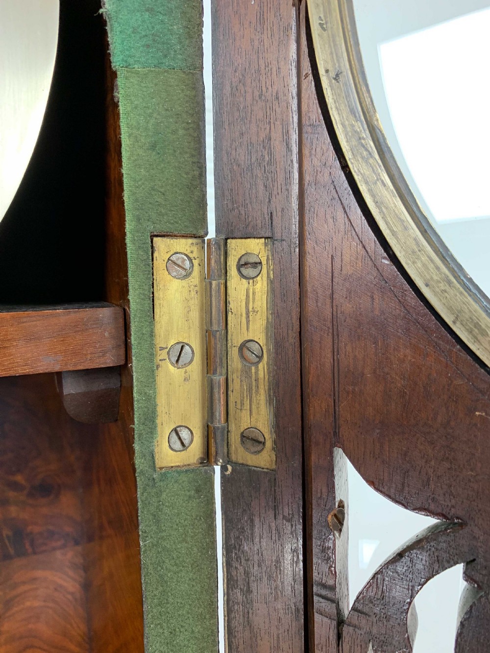 A Fine Quality Burr Walnut 8 Day Longcase / Grandfather / Regulator Clock. View XIII