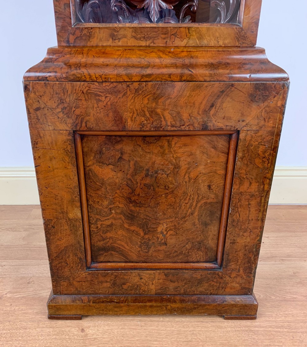 A Fine Quality Burr Walnut 8 Day Longcase / Grandfather / Regulator Clock. View XVII