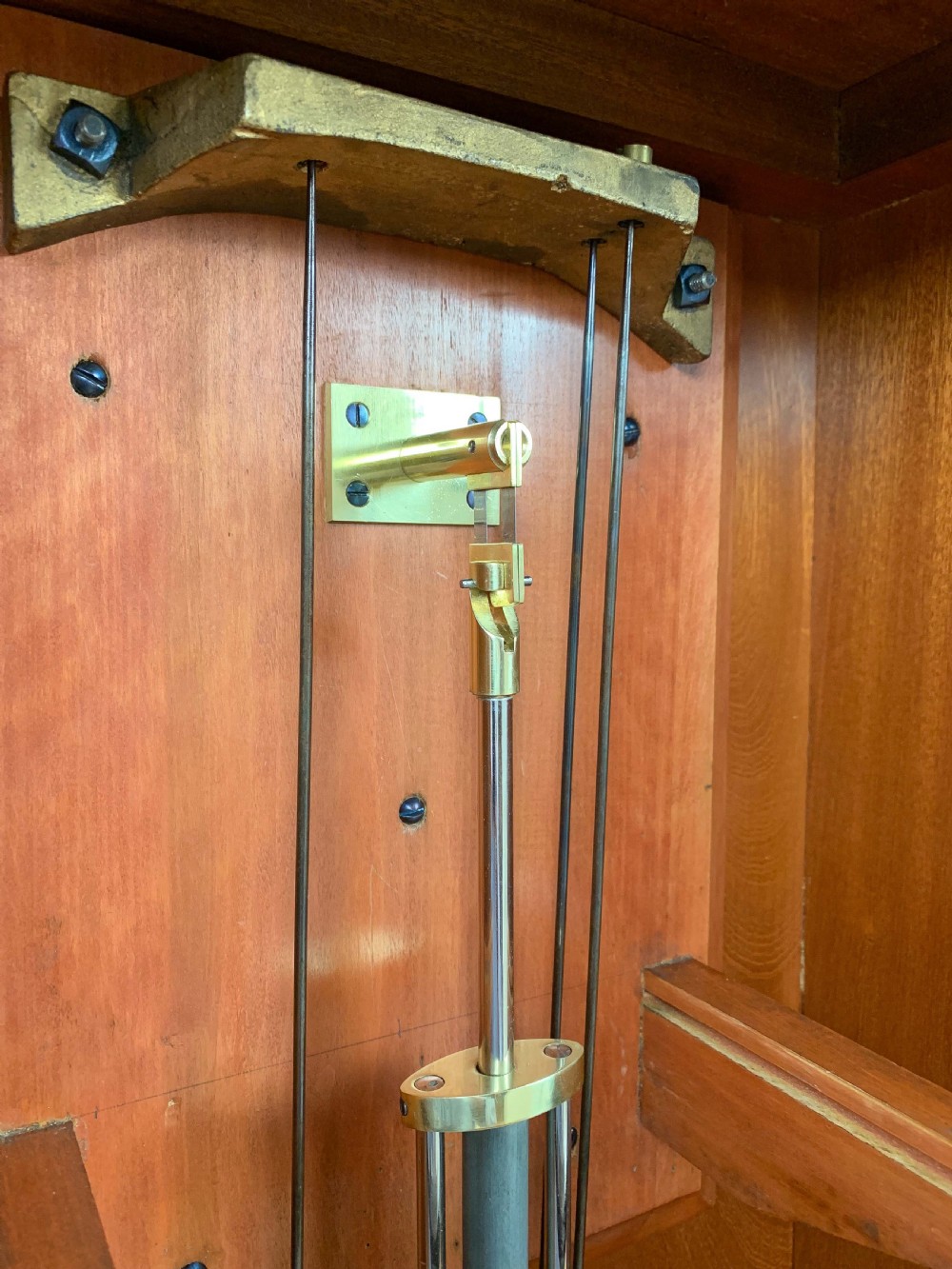 Art Nouveau Regulator / Longcase / Grandfather Clock by Anton Rapf In Wien.  View IX