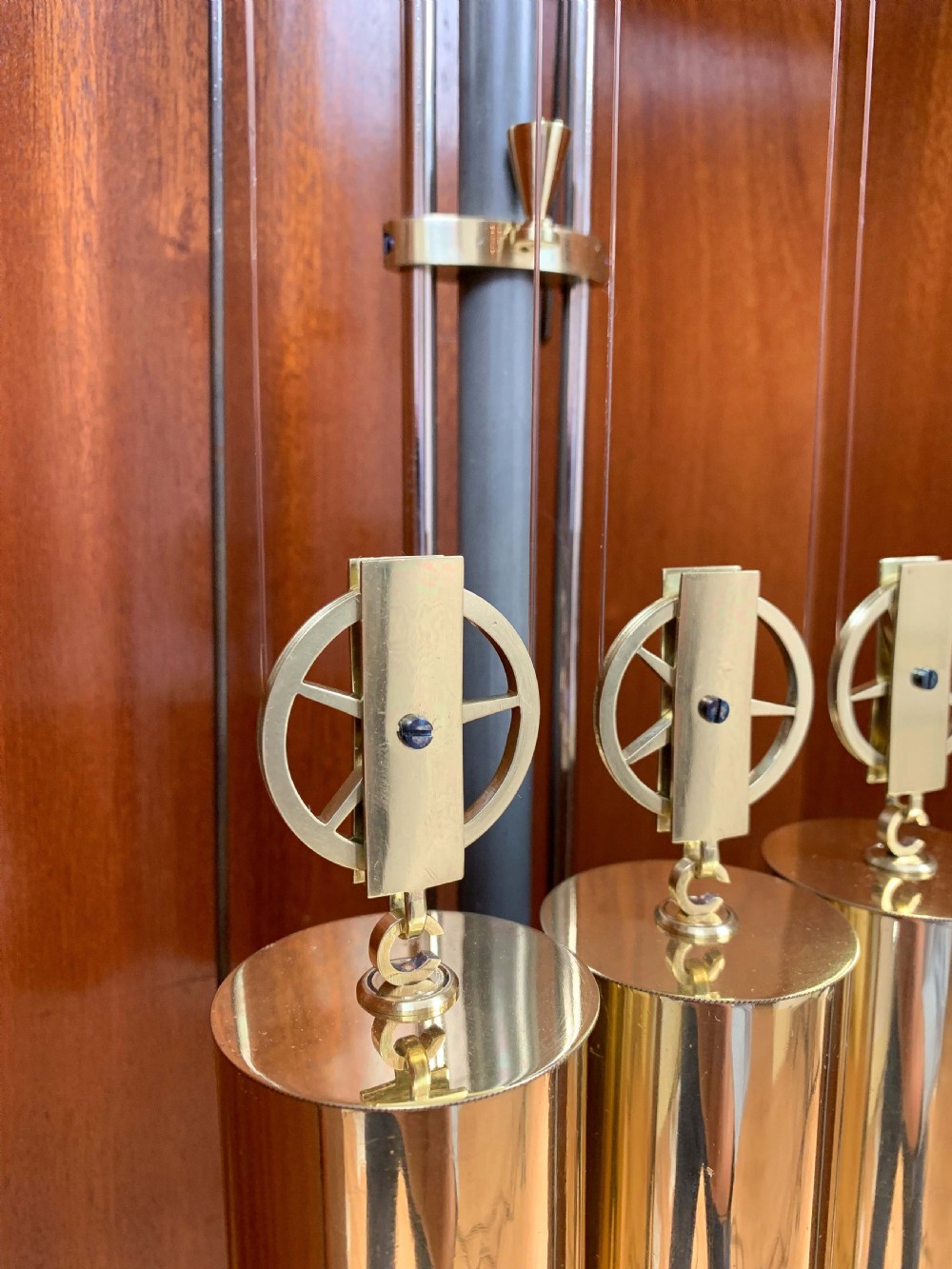 Art Nouveau Regulator / Longcase / Grandfather Clock by Anton Rapf In Wien.  View X