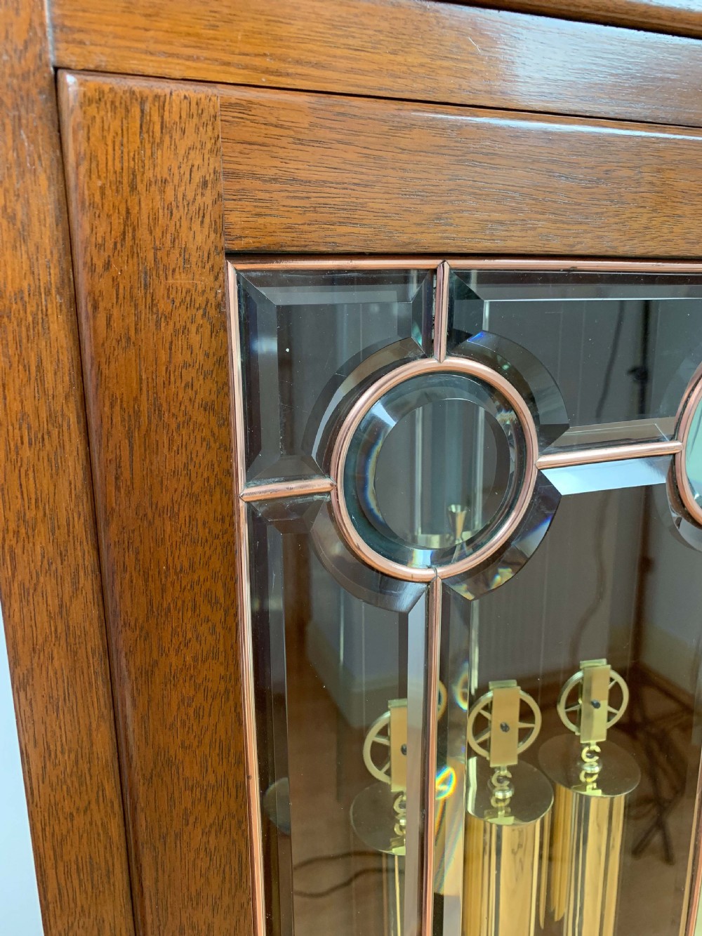 Art Nouveau Regulator / Longcase / Grandfather Clock by Anton Rapf In Wien.  View XI