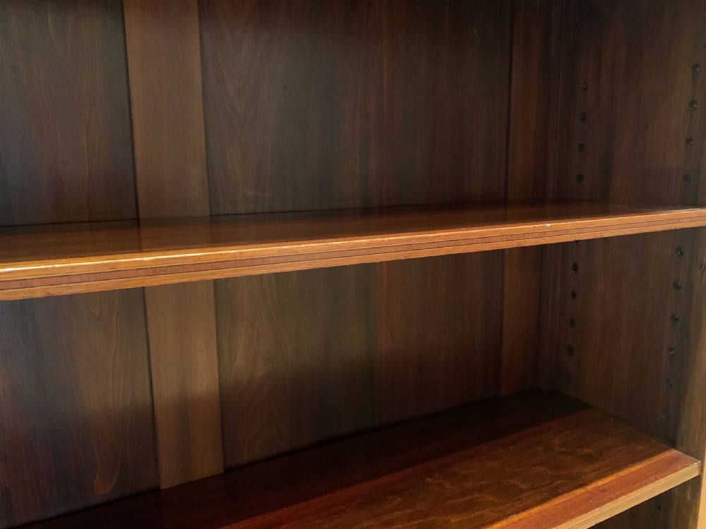 Mahogany Inlaid Open Bookcase c.1900 View V