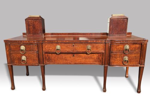 a superb regency mahogany and ebony inlaid sideboard - CATEGORY: ANTIQUE SIDEBOARDS - DATED 1800
